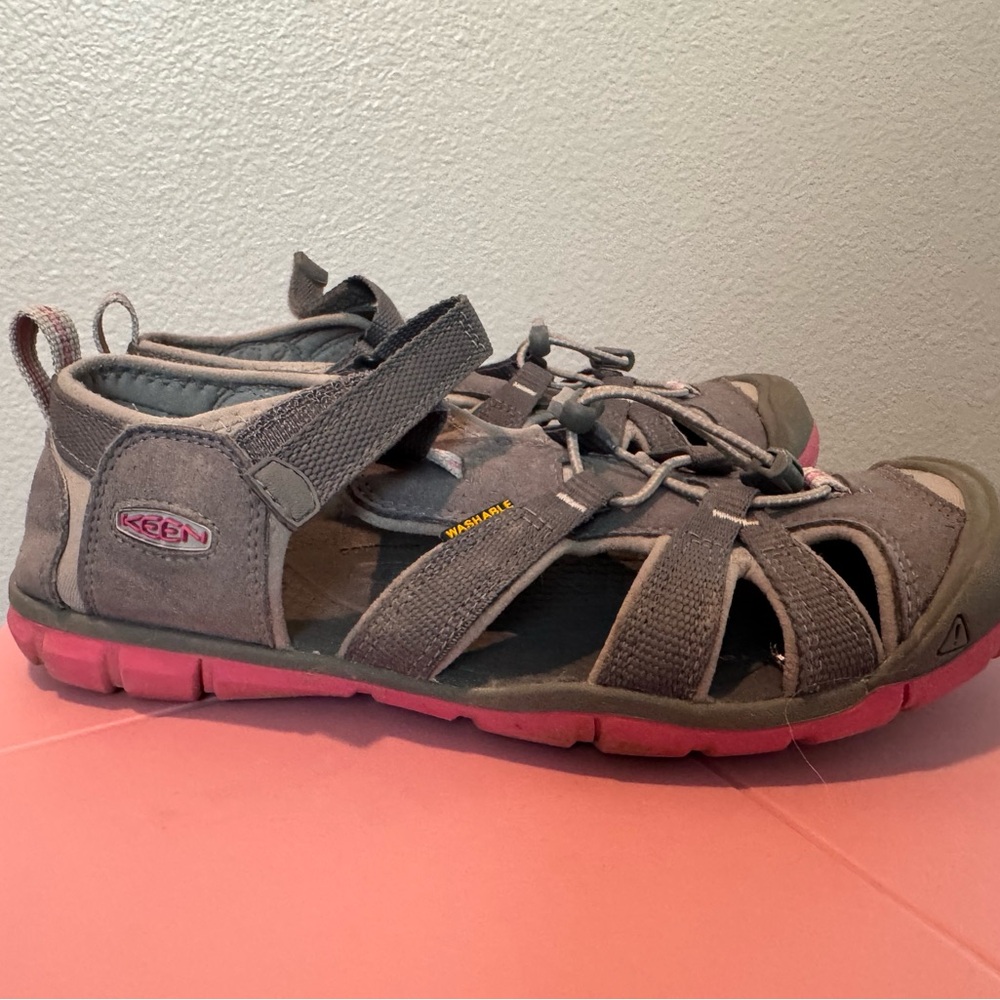 Keen Gray and Pink Sandals